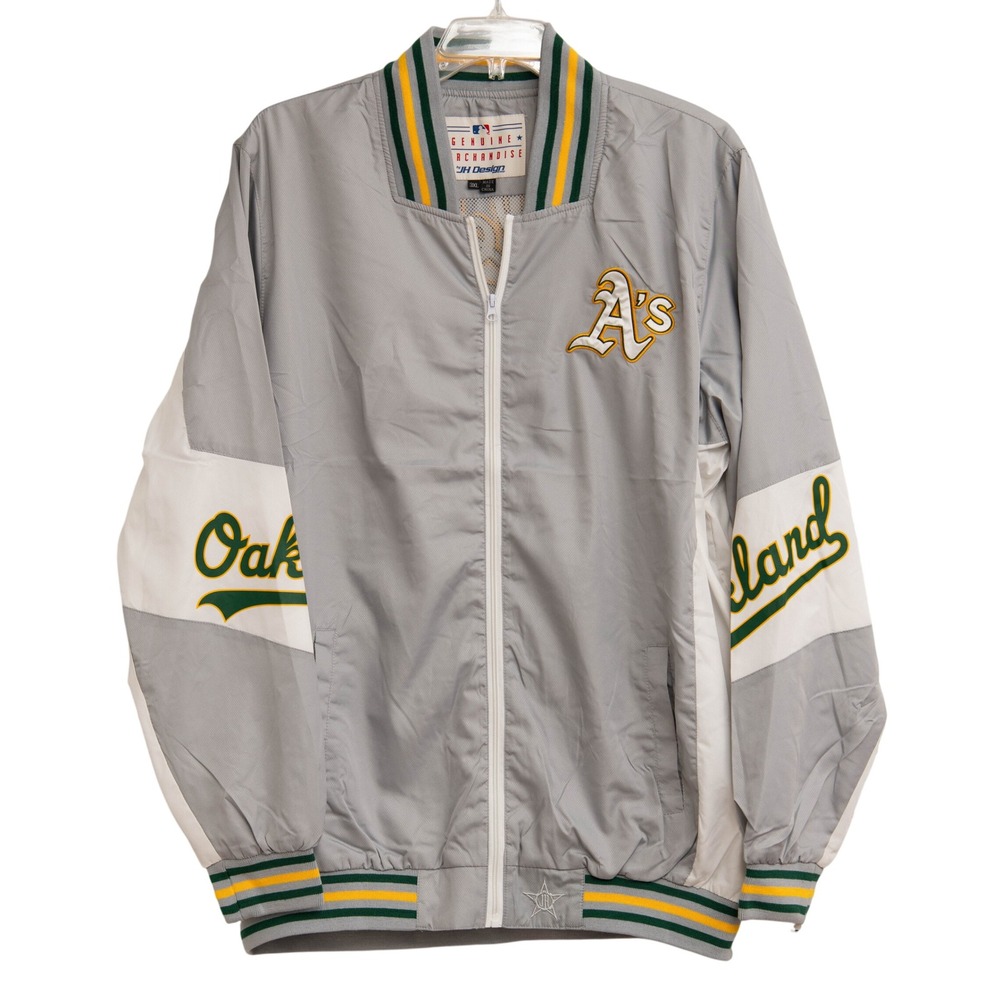 VTG Oakland A's Athletics NWT! Jacket Men 3XL Retro‎ MLB JH Design Ballpark Coat